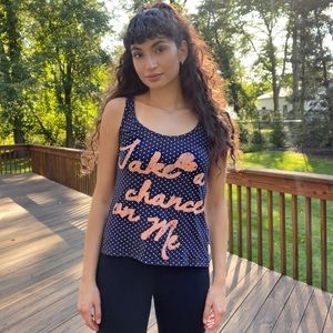 Pull&Bear, Polkadot tank top, size Medium